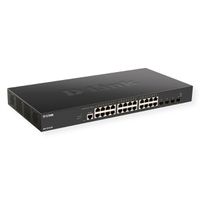 D-Link DXS-1210-28T Switch Smart Managed 24x 10G Base-T + 4 x 10G/25G SFP28