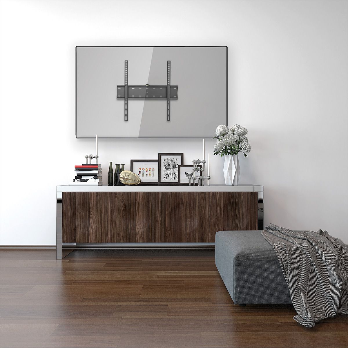 VALUE TV-Wandhalterung, fest, 32-55 Zoll, bis 40 kg