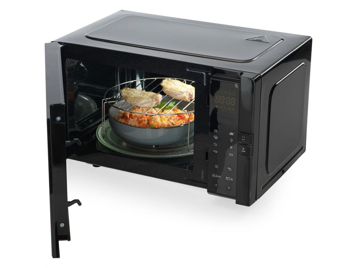 Hisense Mikrowelle H25MOBS4HGI, mit Grill, 25L, schwarz