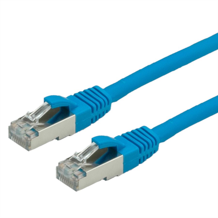 Cordon VALUE Cat.6 (Classe E) S/FTP LSOH, bleu, 2 m