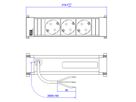 BACHMANN POWER FRAME 3xCEE7/3, ALLEMAND