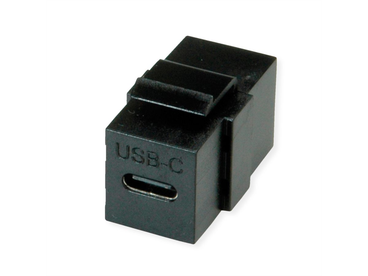 VALUE Module Keystone USB type C, noir