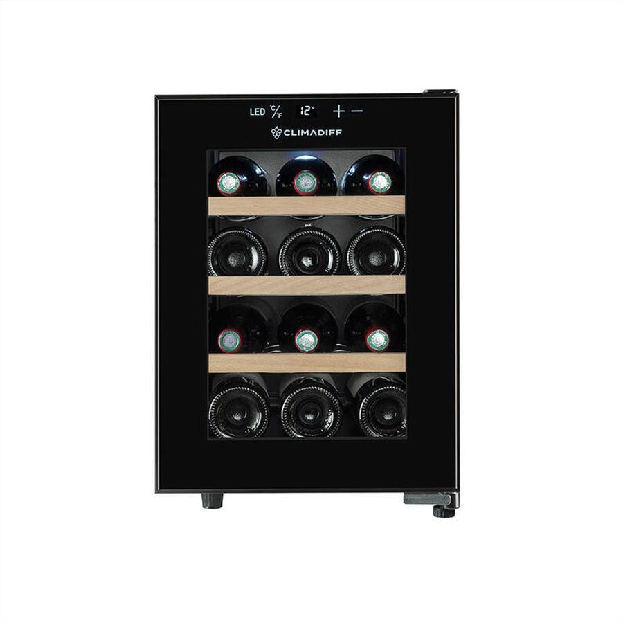 Climadiff Weinkühlschrank CUVEE12, Freistehend, 1 Zone, 12 Flaschen