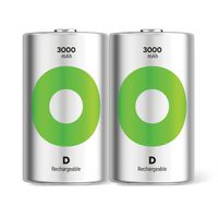 GP Batteries Recyko+, Akku 2xD, 3000 mAh, 1,2 V