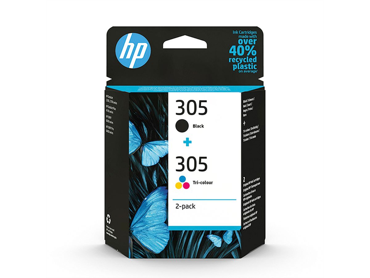 6ZD17AEAE, Nr. 305/305, Combopack (noir, couleur) pour HP-ENVY 6020 /DeskJet 1200