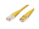 ROLINE Patchkabel Kat.5e (Class D) FTP, gelb, 1 m
