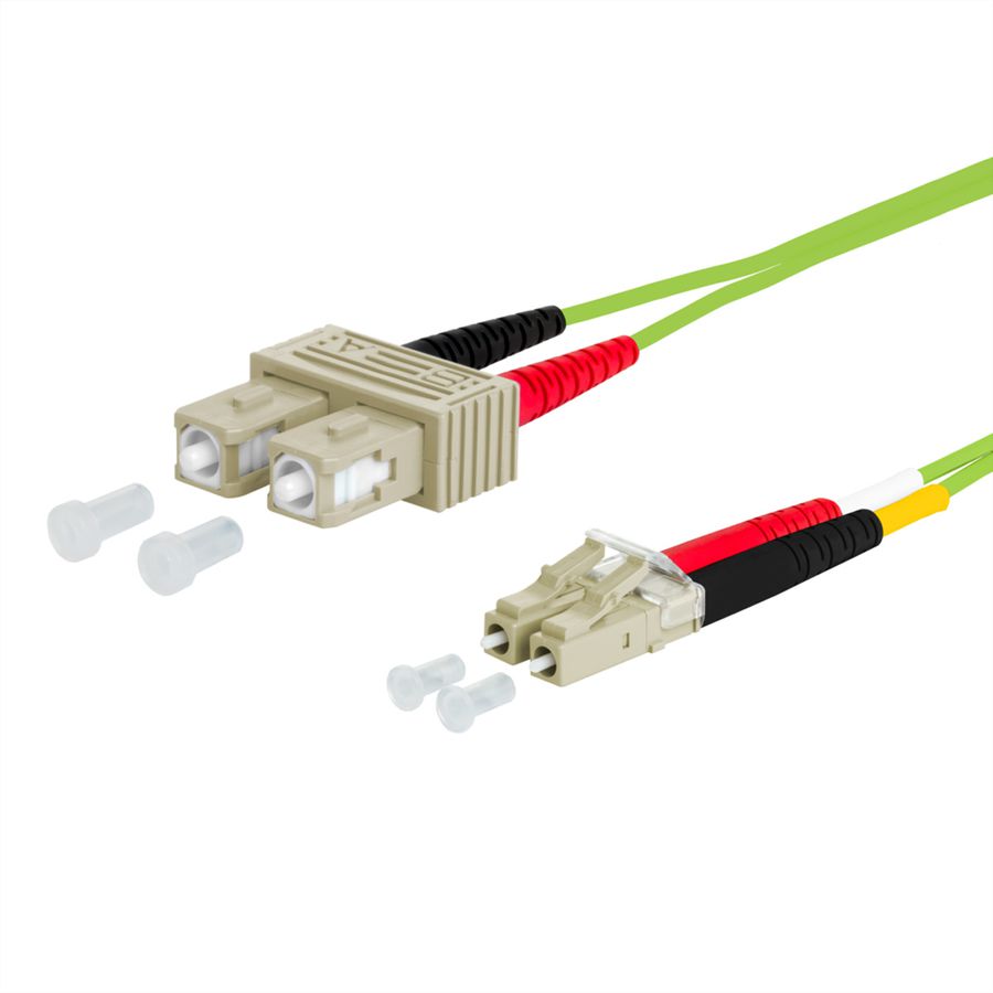 METZ CONNECT OpDAT Patchkabel, SC-D/LC-D OM5, 10 m