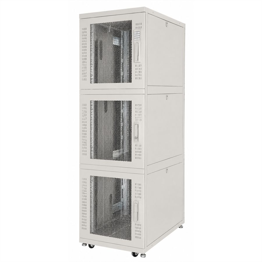 ROLINE Armoire de colocation 47U 800x1000mm, 3 compartiments, gris