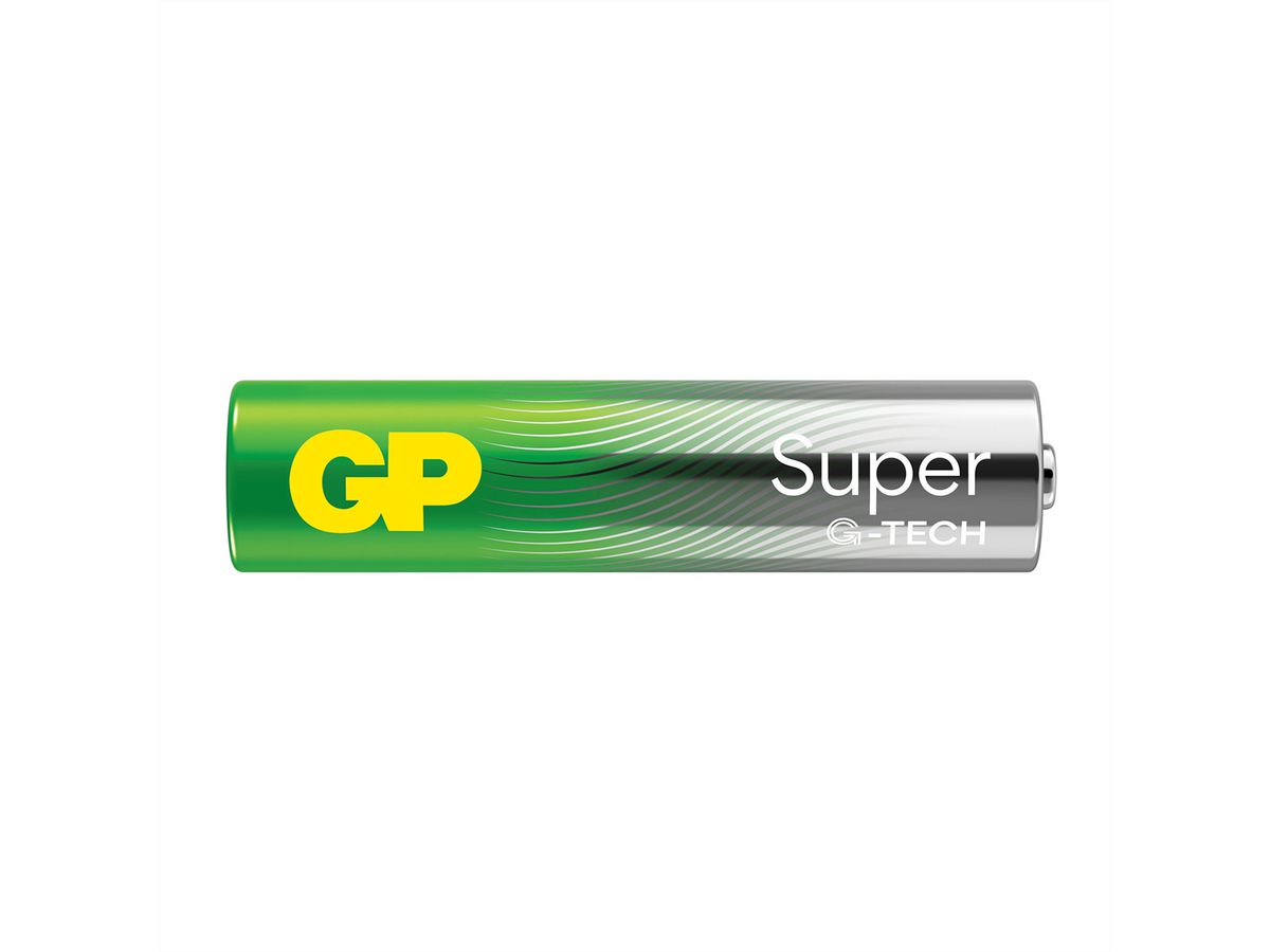 GP Batterie Super Alkaline AAA 80x, 1,5V,G-TECH, Flat-Pack