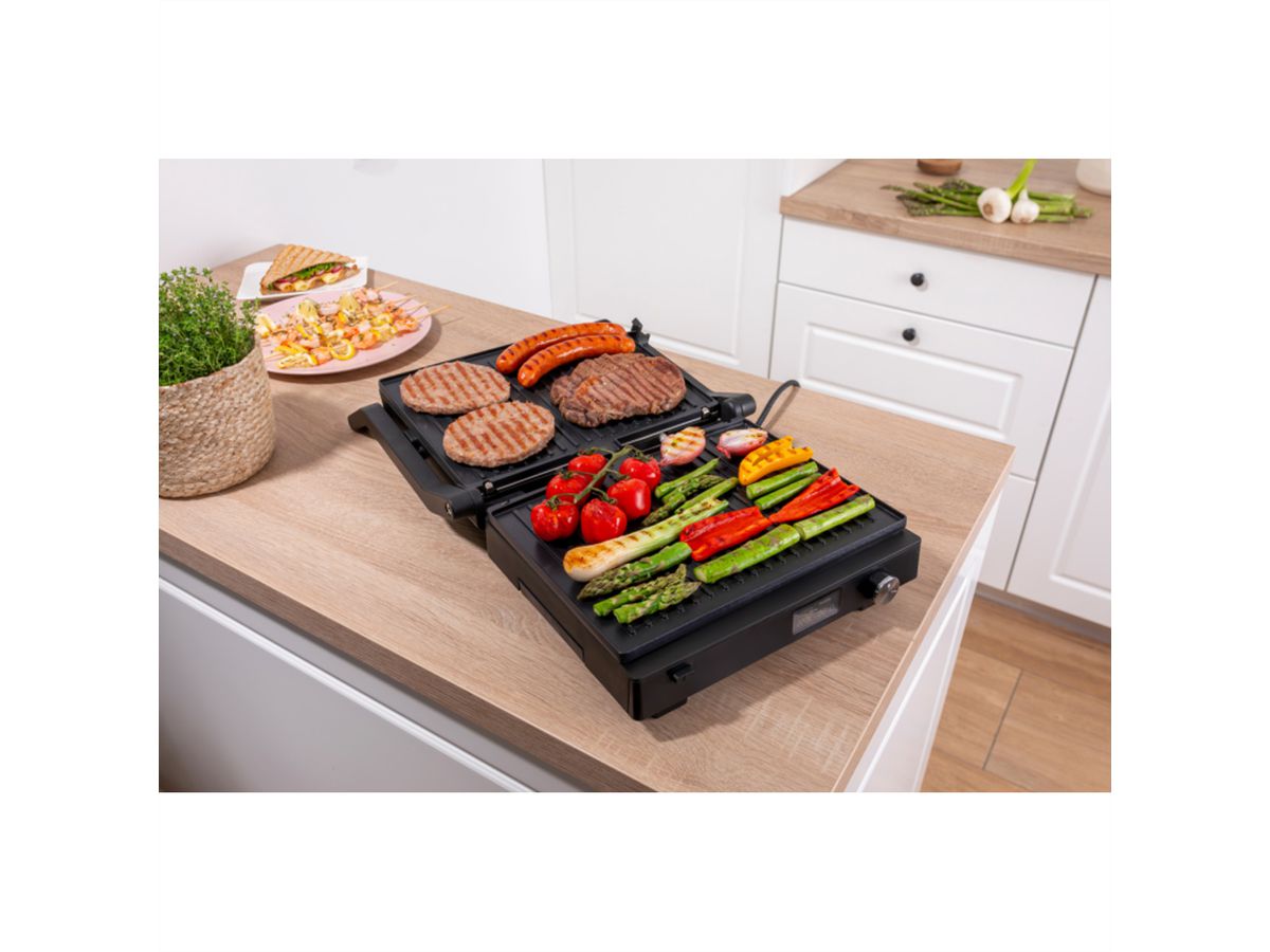 Gorenje Grill à contact GCG2000SD, 2000 W, écran LED