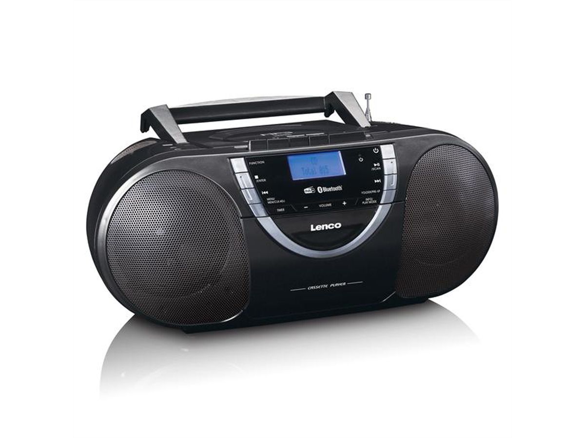 **Retoure**Lenco DAB+-Radio/Boombox SCD-6900, Kassette, CD/MP3-Player, FM, DAB+, black