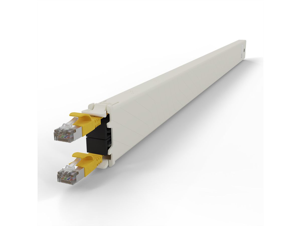 patchbox.one Cassette 30RU STP jaune Cat.6a 1,8 m