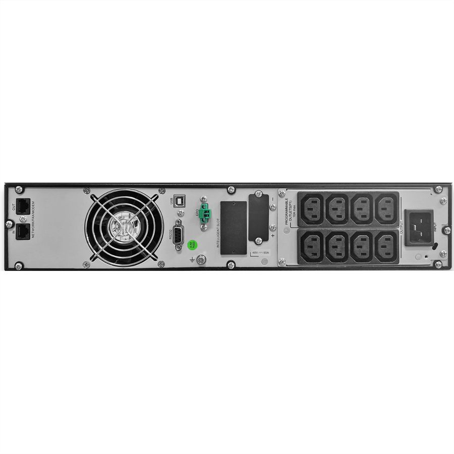 GUDE EPB 8810-2 USV 2000VA UPS Backup Tower/RM, schwarz