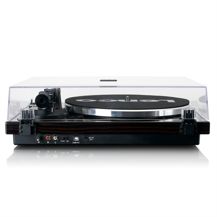 Lenco Platine vinyle LBT-288WA, noir / marron