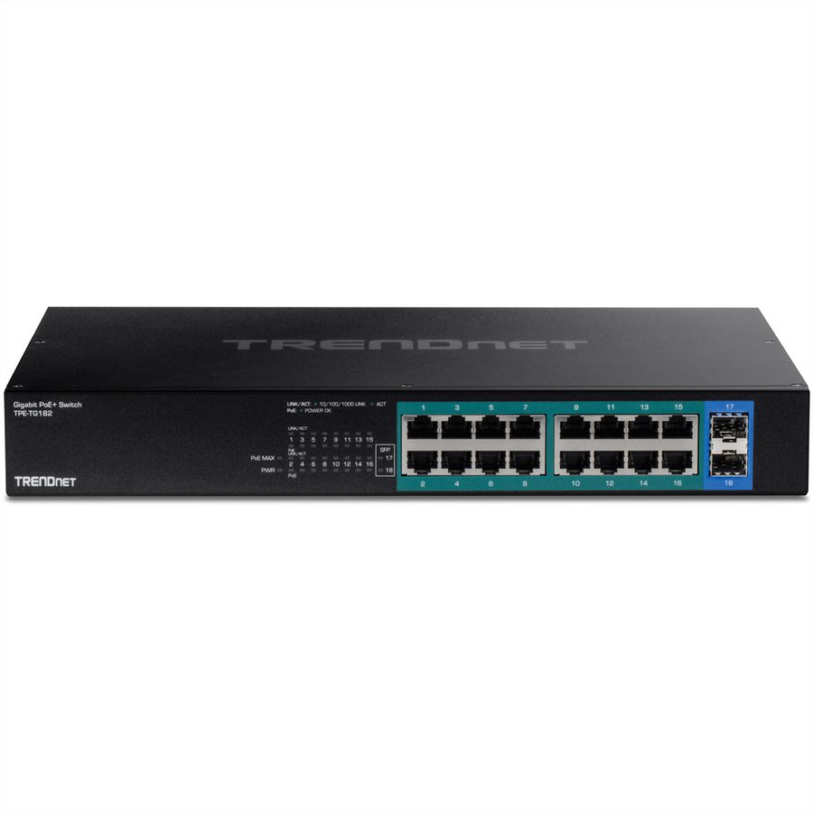TRENDnet TPE-TG182 Switch PoE+ Gigabit à 18 ports