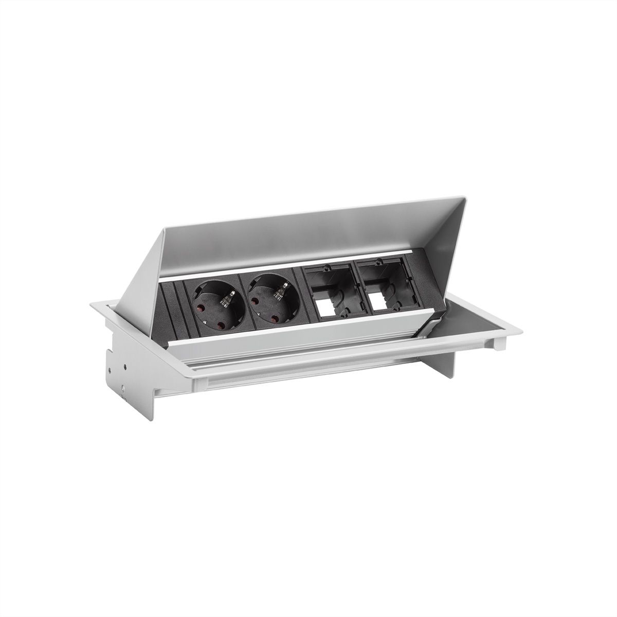 BACHMANN CONEO SET 2x contact de protection 2x ABD, argent