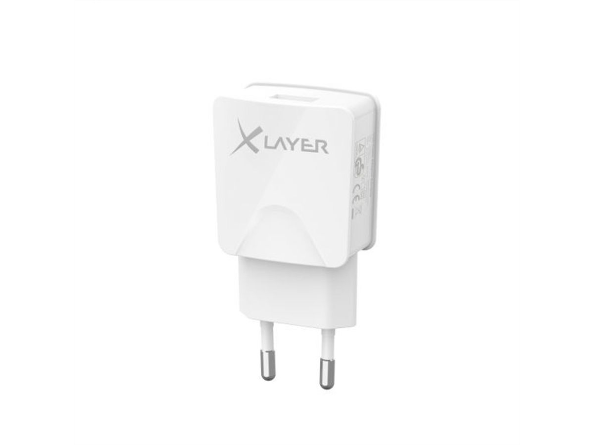Xlayer Netzadapter USB, 2.1 A, weiss
