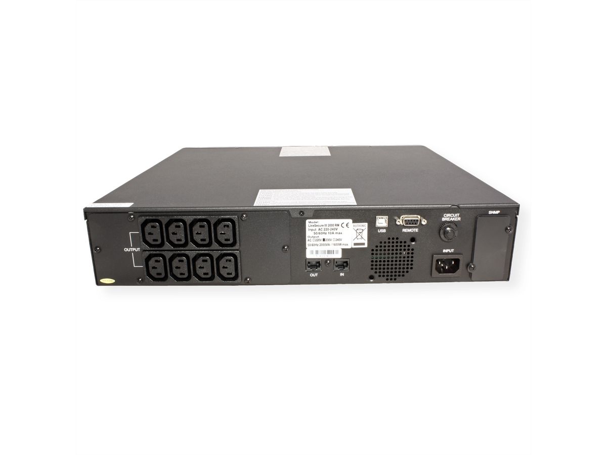 ROLINE LineSecure III 1500R - Line Interaktive USV, 19" Rackversion