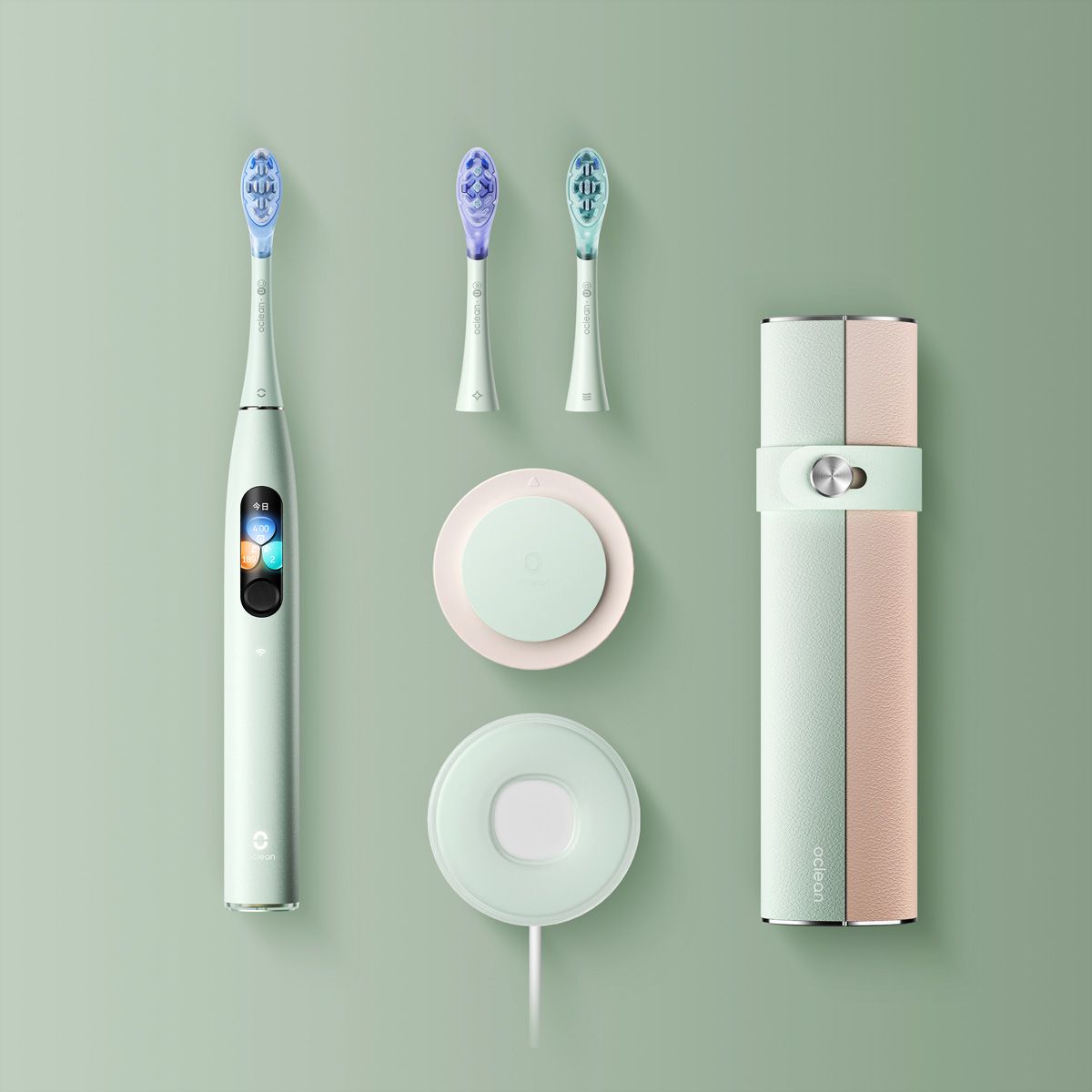 Oclean X Ultra S, Elektrisch, grün
