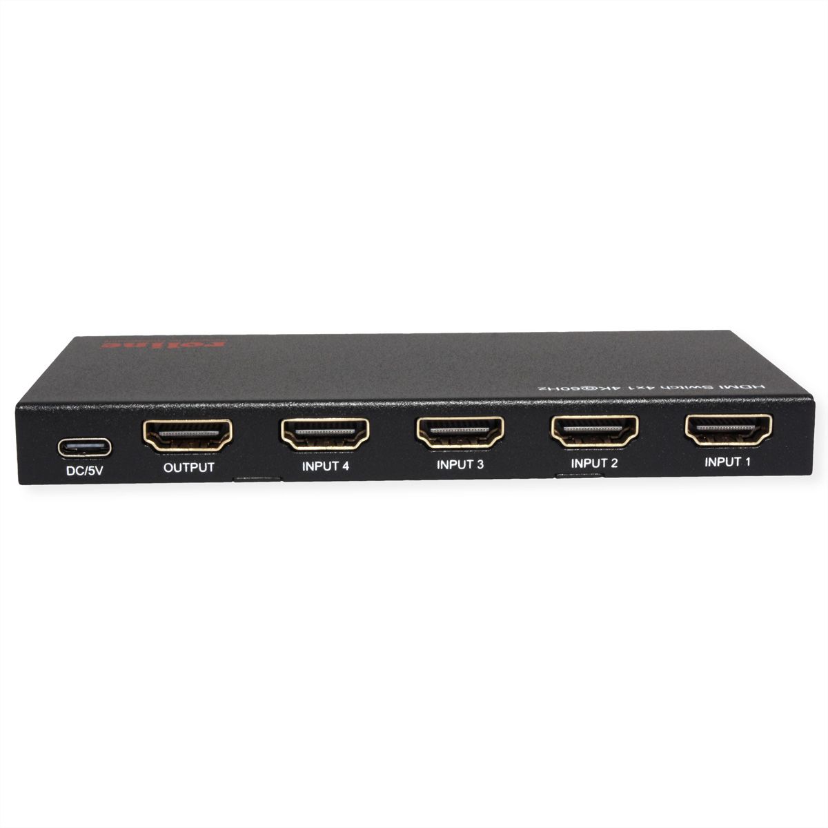 ROLINE 4K HDMI Switch, 4-fach, mit Fernbedienung