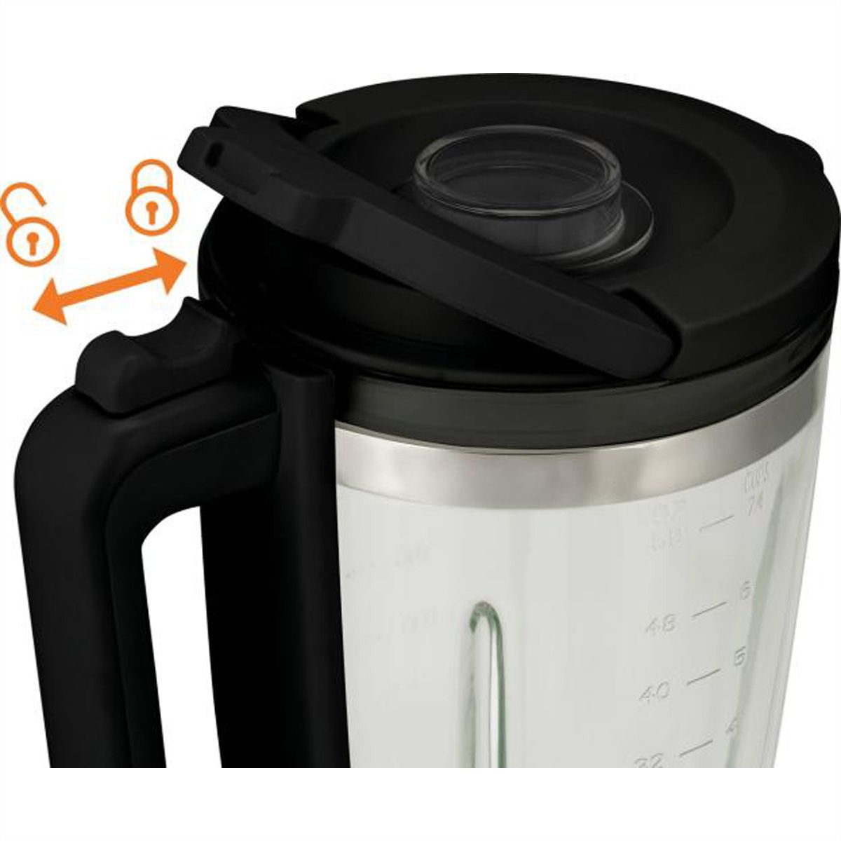 Gorenje Mixeur sur socle B1400BE, 1400 W, 1,5 L, noir/argent