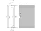 Cadre SCHROFF, type unité enfichable, panneau latéral extrudé, 6 U, 160 mm, droite