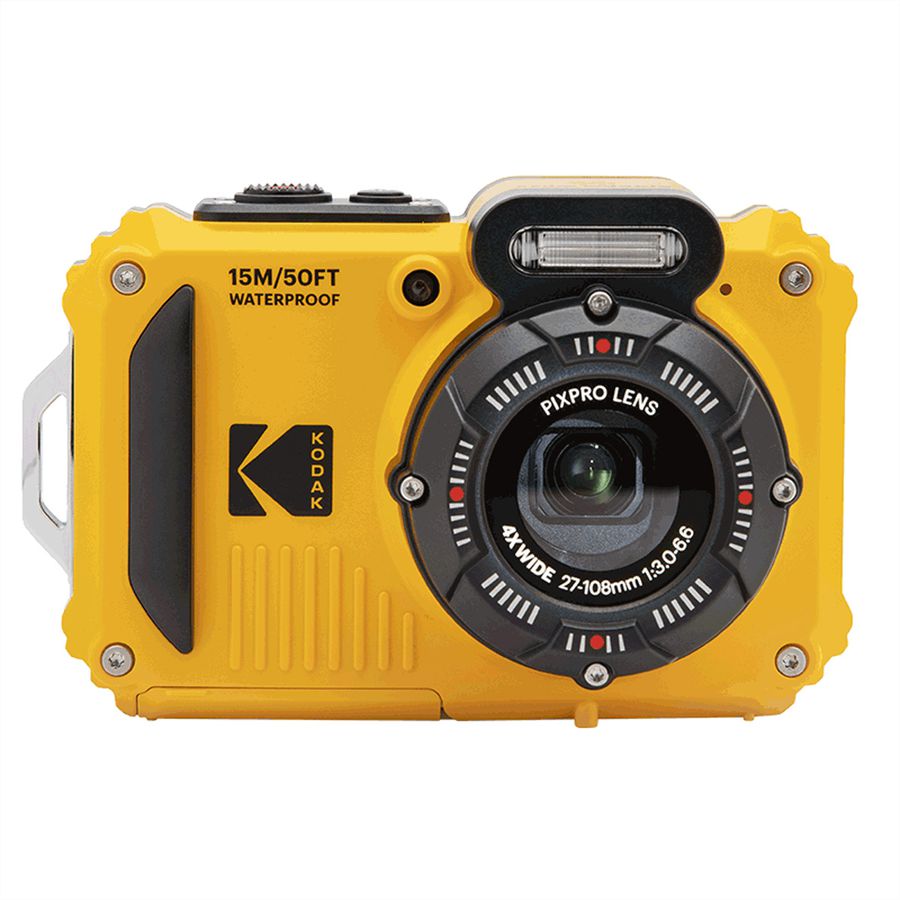 Kodak Unterwasserkamera WPZ2YL Bundle, inkl. 2nd Batterie + micro 16Go SD card