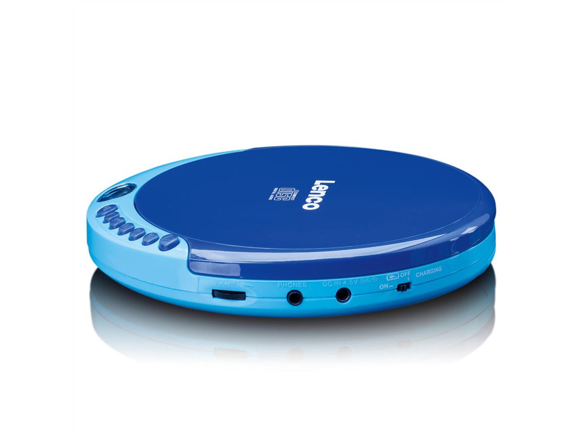 Lenco Lecteur CD portable CD-011BU bleu