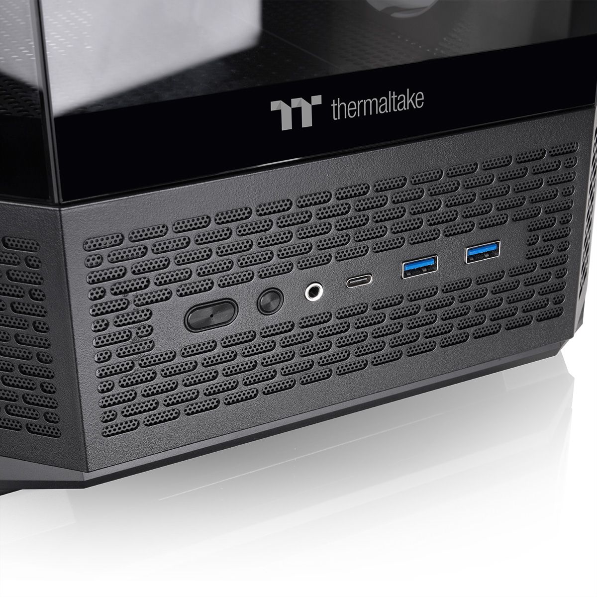 Thermaltake TR300 TG ARGB Mid Tower Gehäuse, Schwarz