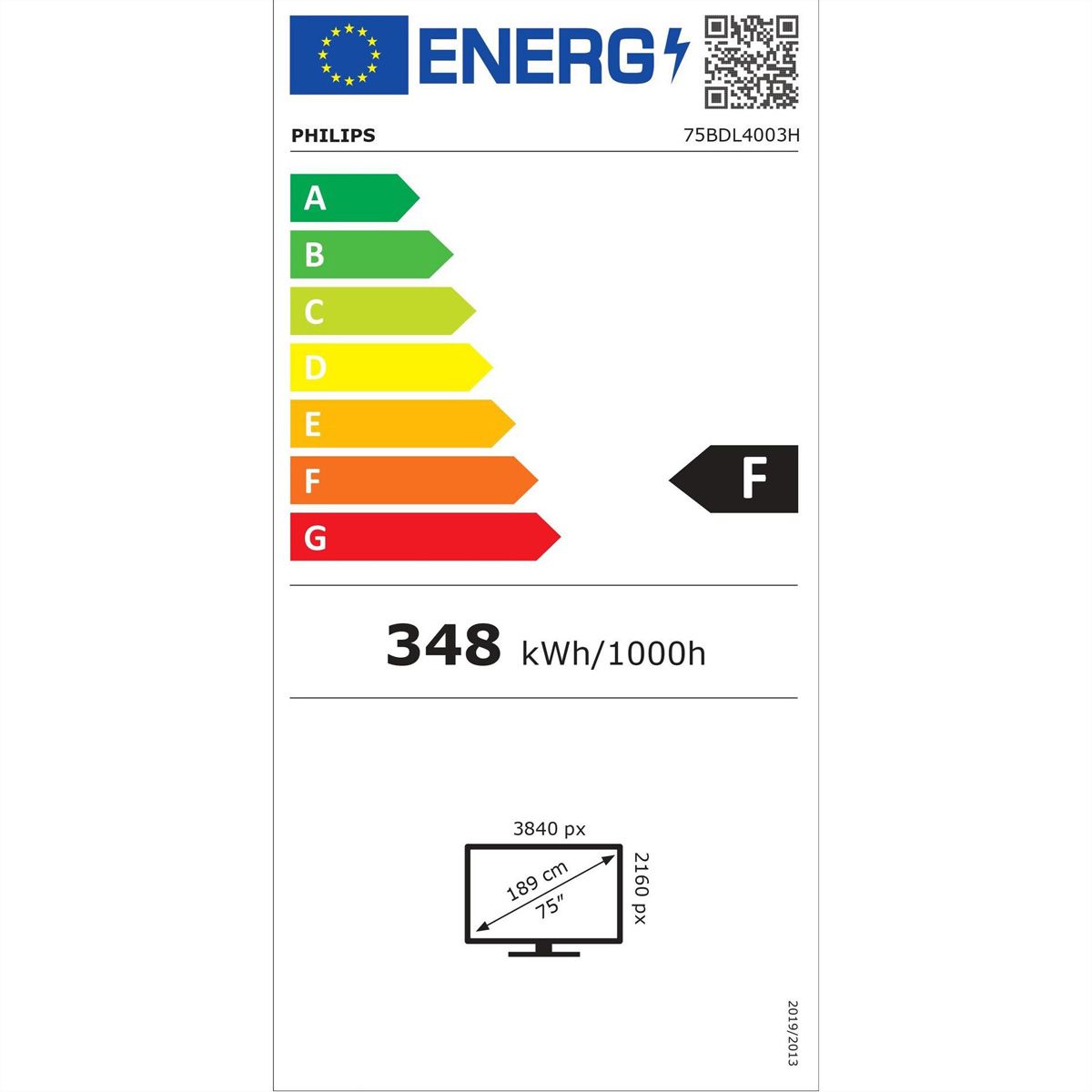 Philips Semi-Outdoor Display 75BDL4003H/00, 75", 24/7, UHD, 3000cd/m²