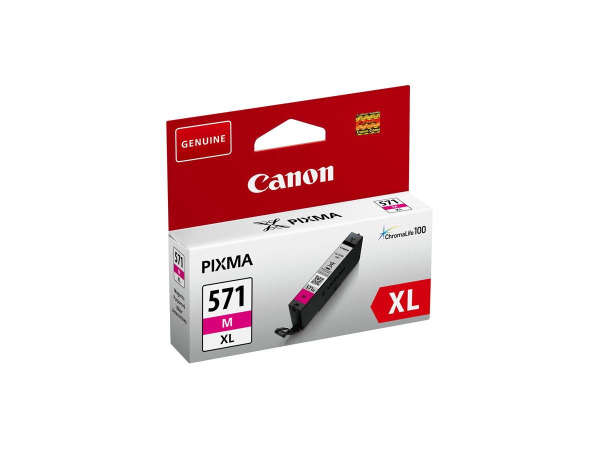 CANON CLI-571XL M, Cartouche magenta, 11ml