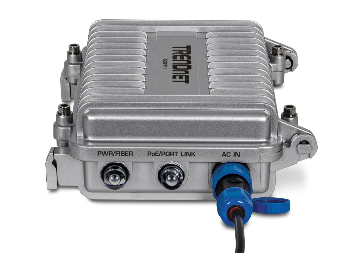TRENDnet TI-OBF711 Medien Konverter Industrial Outdoor 10G SFP+ zu 10G PoE++