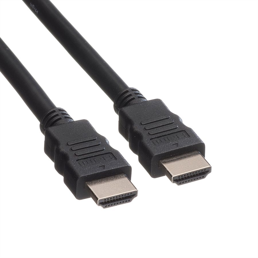 ROLINE GREEN Câble de raccordement pour écran HDMI High Speed M-M, noir, 5 m