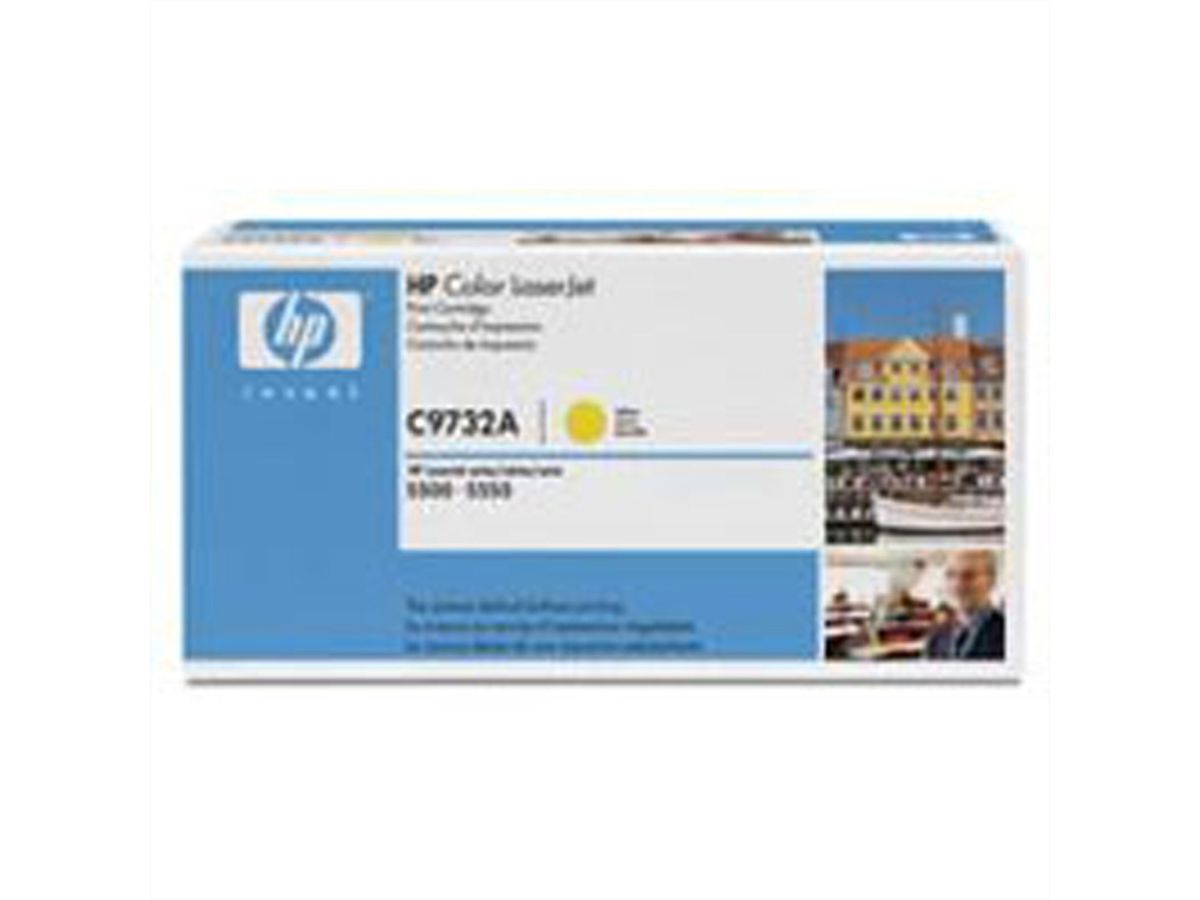 C9732A, HP Color LaserJet Druckkassette gelb, ca. 12.000 Seiten