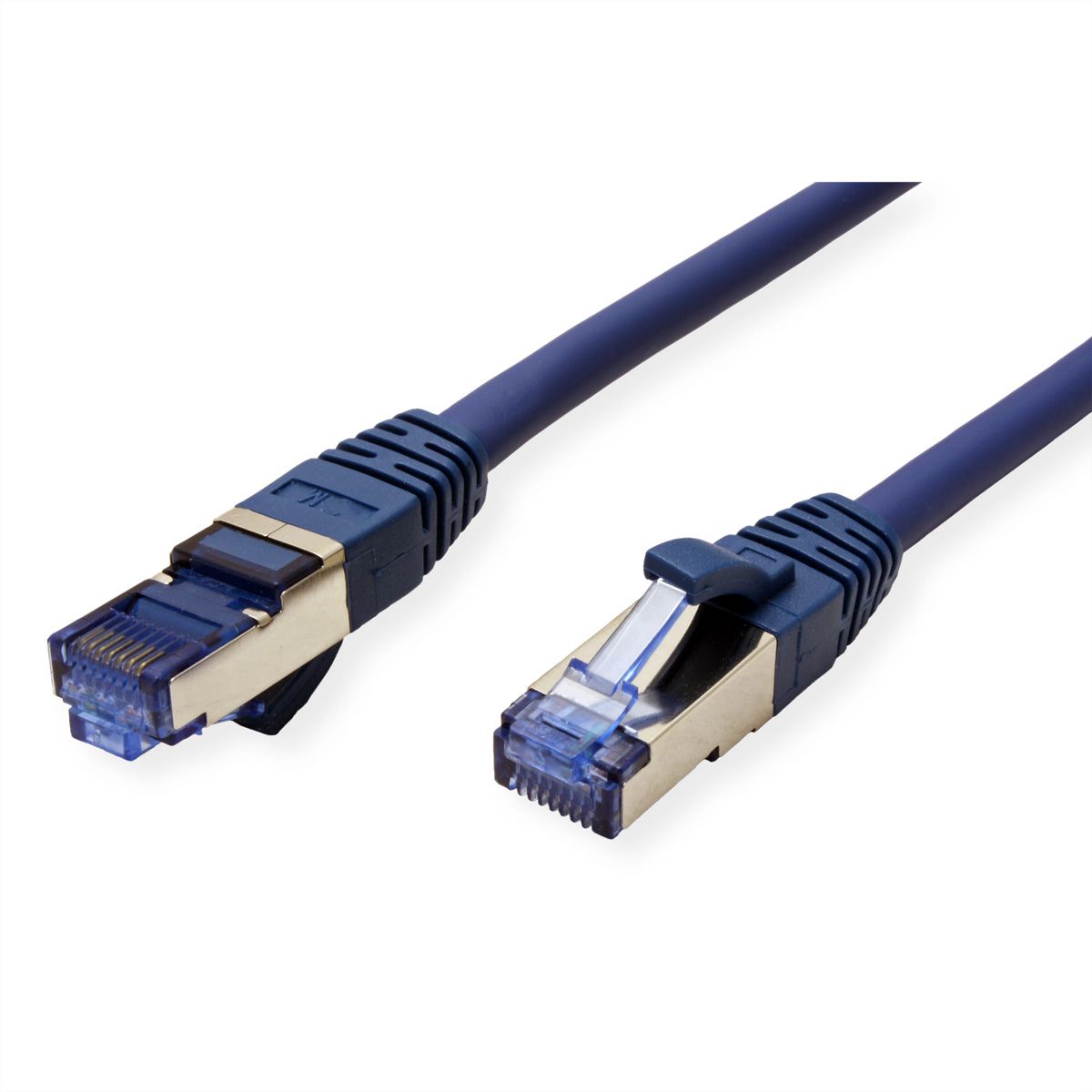 VALUE Patchkabel Cat.6A (Class EA) S/FTP (PiMF), LSOH, blau, 5 m