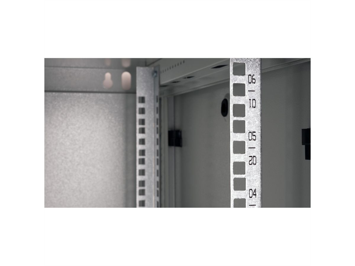 ROLINE 19-Zoll Wandgehäuse Basic Plus 6HE, 600x600 BxT grau