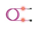 EasyLan LWL-LED-Patchkabel duplex 50/125µm OM4, LC/SC, violett, 2 m