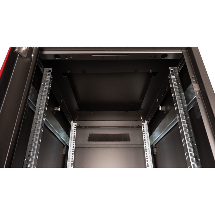 ROLINE 19-Zoll Netzwerkschrank Pro 42 HE, 600x800 BxT Glastür schwarz