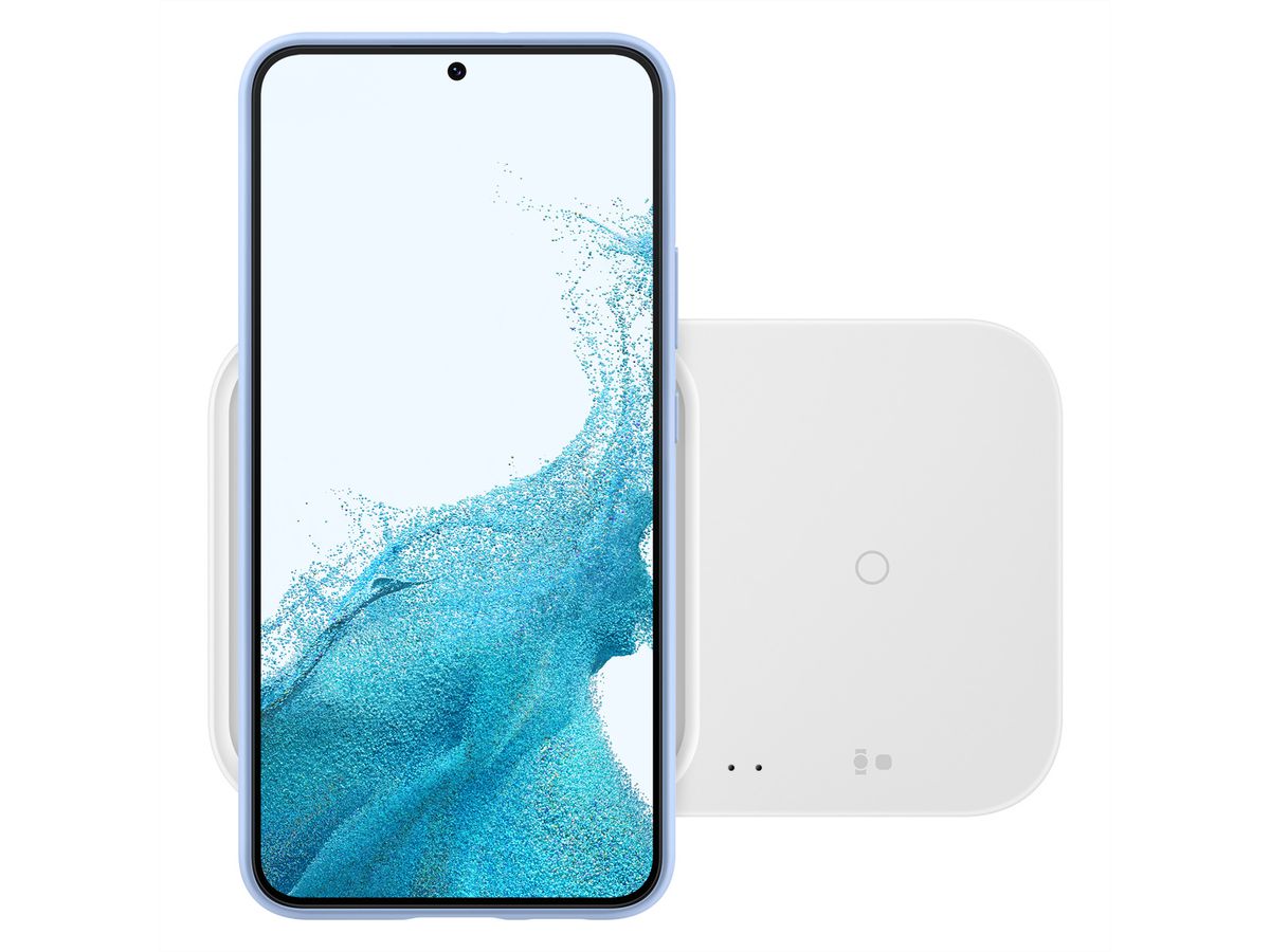 Samsung Wireless Charger Duo, blanc, blanc