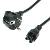 BACHMANN H05VV-F 3G0,75mm² sw L:1,0m IEC C5/CEE7/7