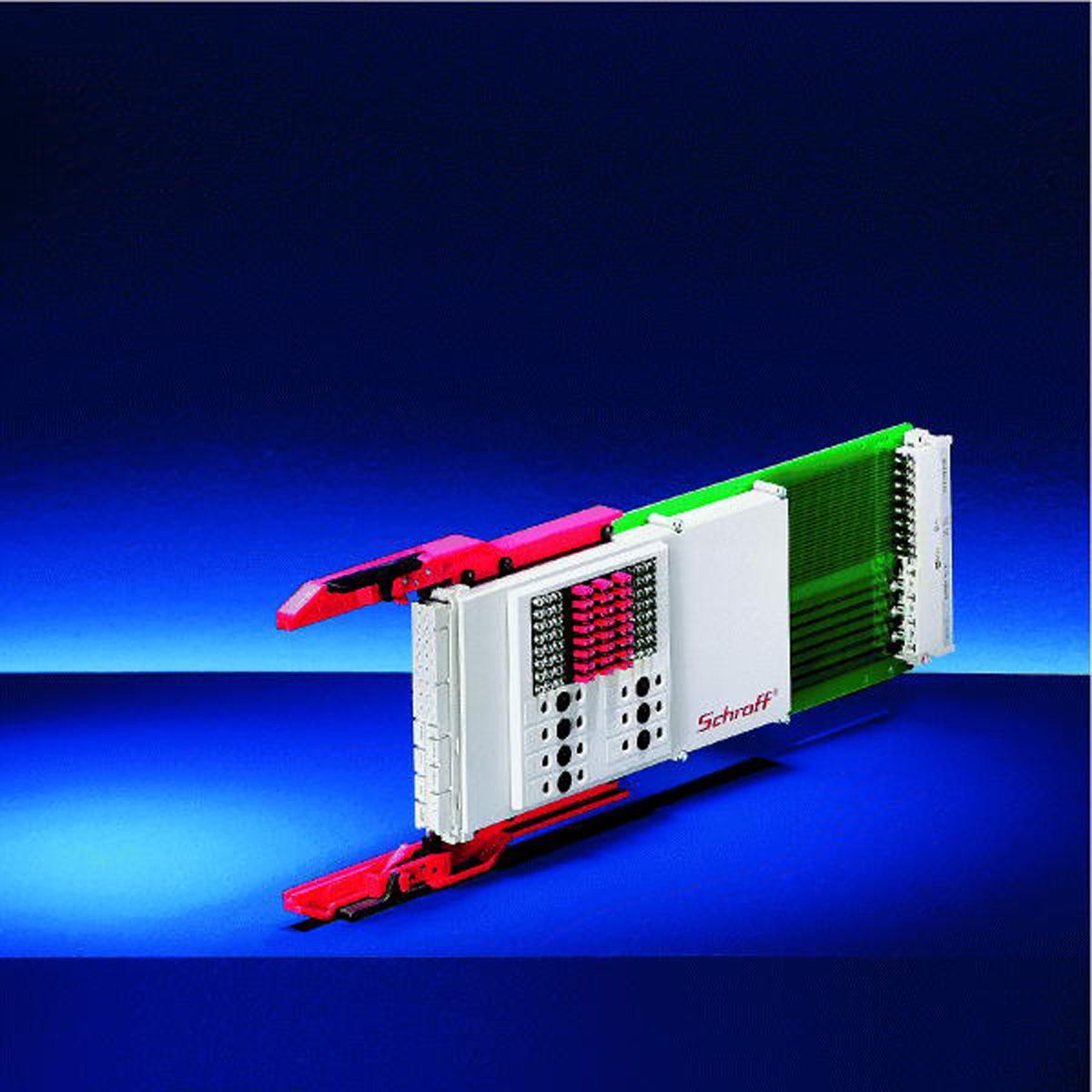 Adaptateur d'essai SCHROFF pour connecteur DIN type M, 3 U, 160 mm, U/I