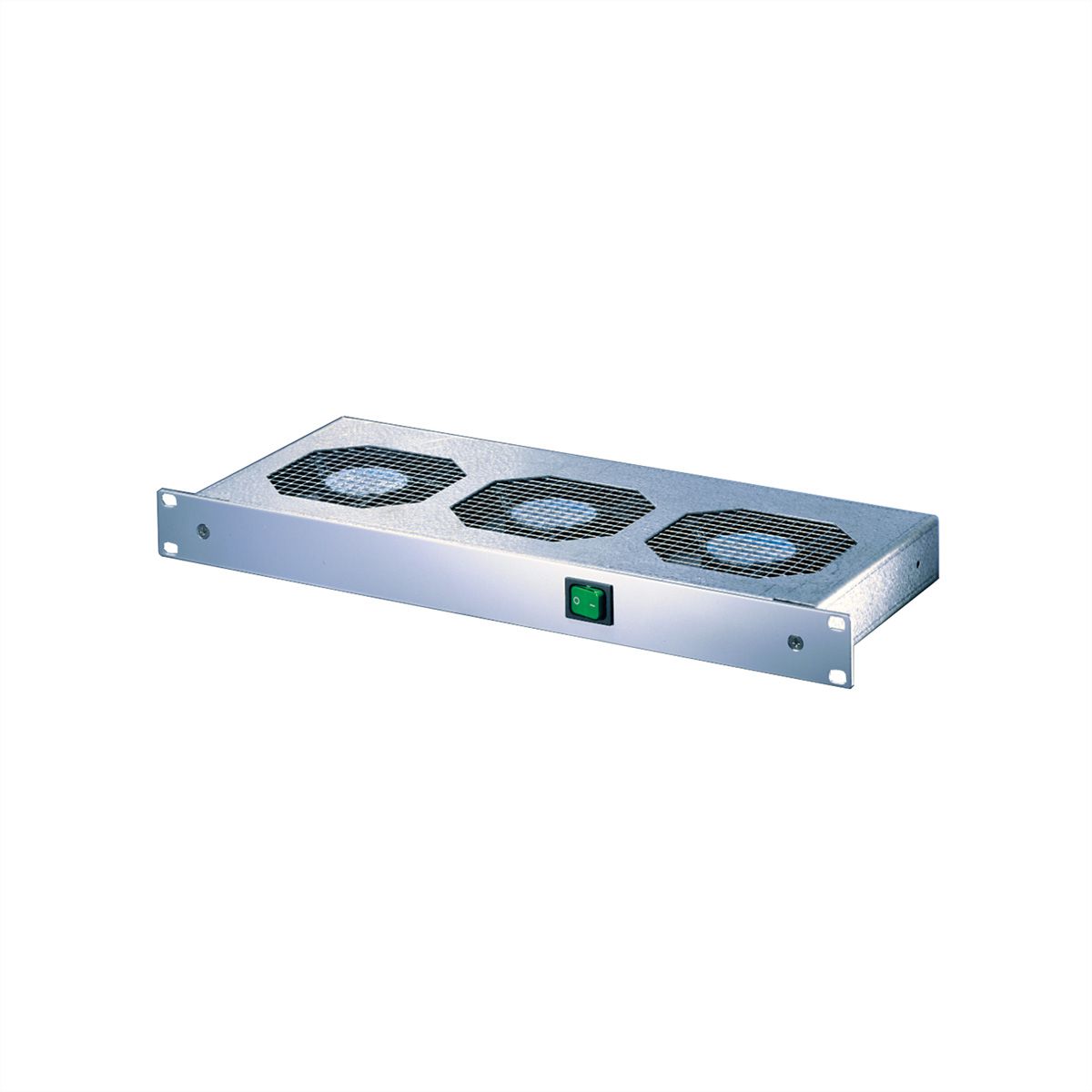 SCHROFF 19" Umlüfter, 3 Ventilatoren, 1 HE - UMLUEFTER 19"M.SCH. 24V