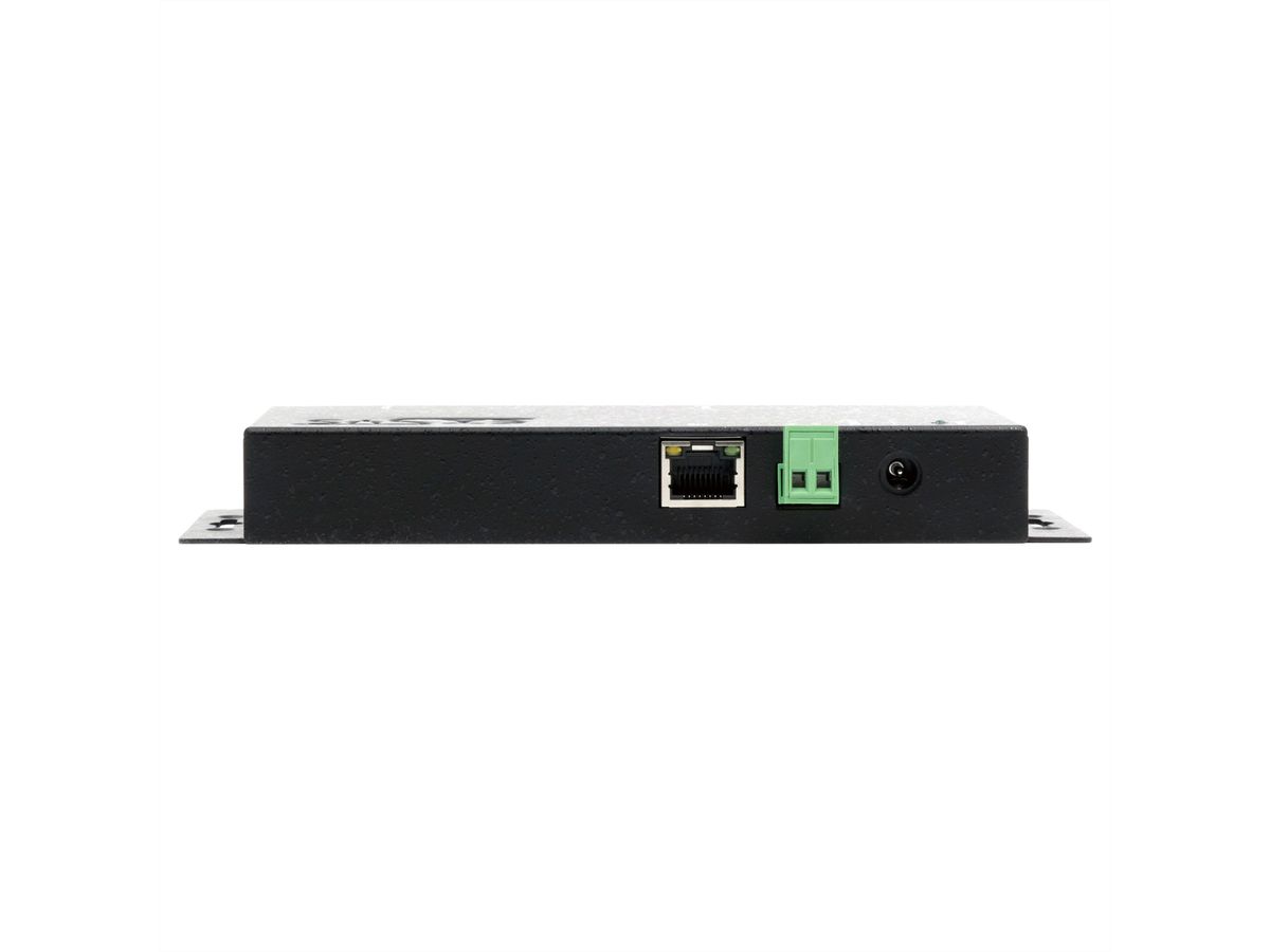 EXSYS EX-6122-2 Ethernet zu Seriell  2 x RS-232/422/485  mit 9 Pin Stecker inkl. Virtual Com Software