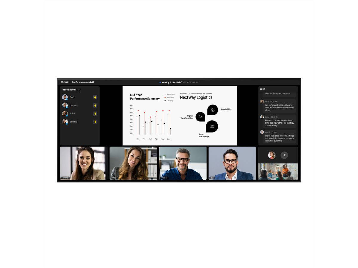 Samsung Digital Signage Display QP105DX, 105", UHD, 21:9