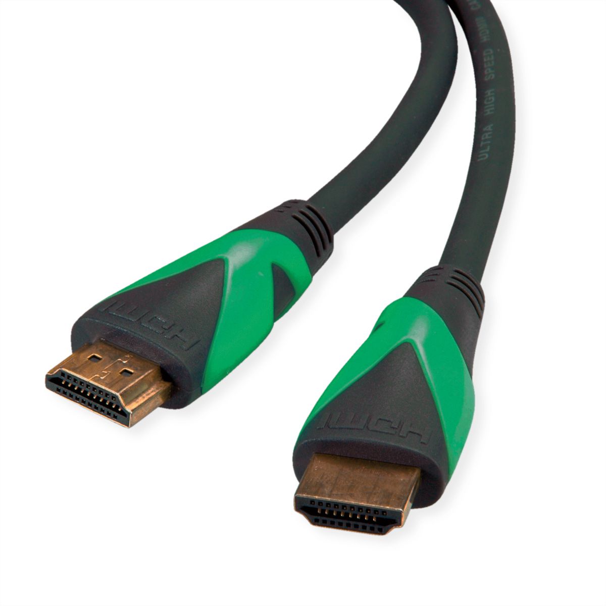 ROLINE GREEN ATC Câble HDMI avec Ethernet Ultra HD 8K, M/M, noir, 1 m