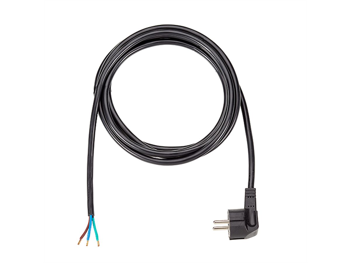 BACHMANN Zuleitung H05VV-F 3G1,5 2m, schwarz, Unverpackt