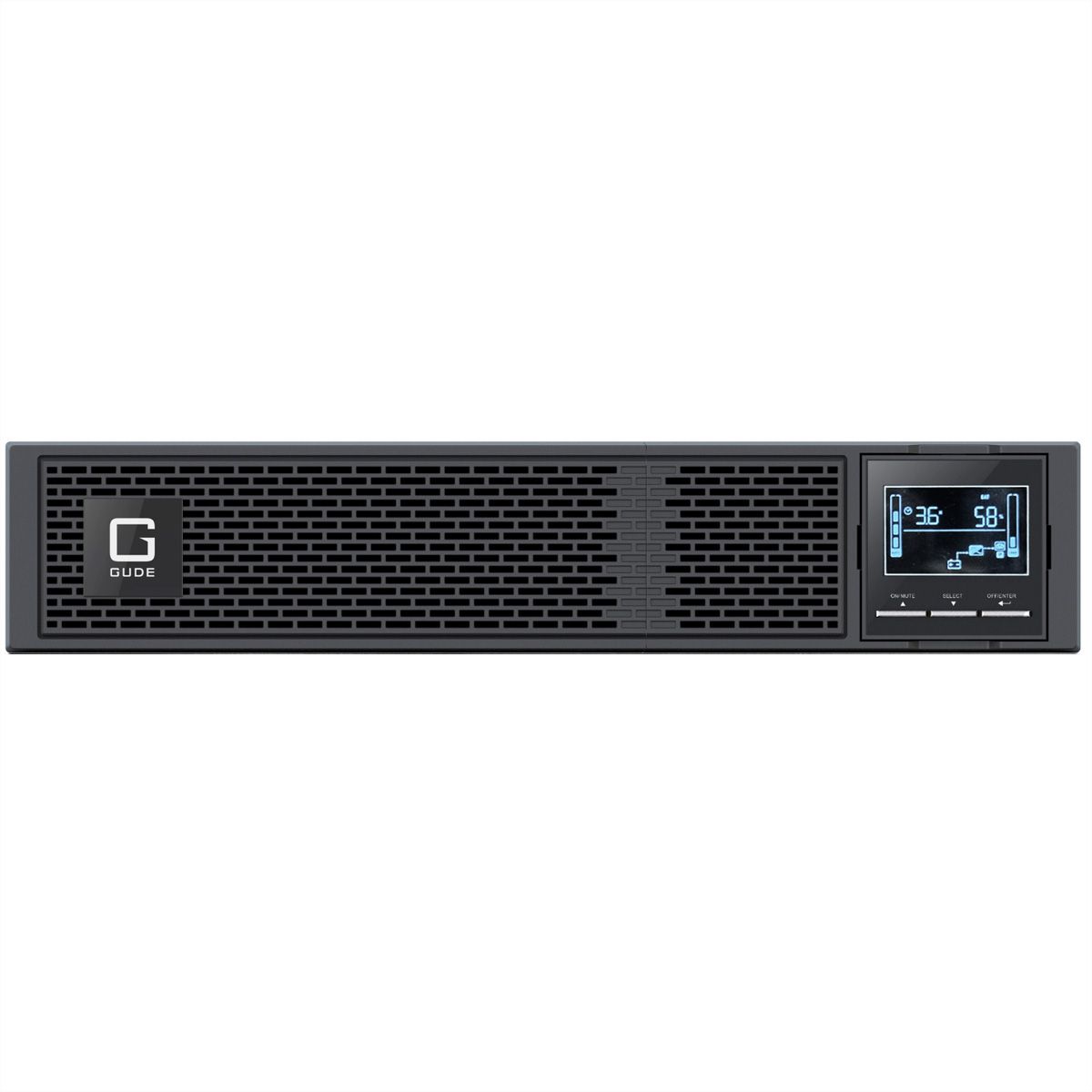 GUDE EPB 8810-2 USV 2000VA UPS Backup Tower/RM, schwarz