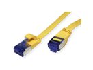 VALUE Patchkabel Cat.6A (Class EA) FTP, extra-flach, gelb, 1,5 m