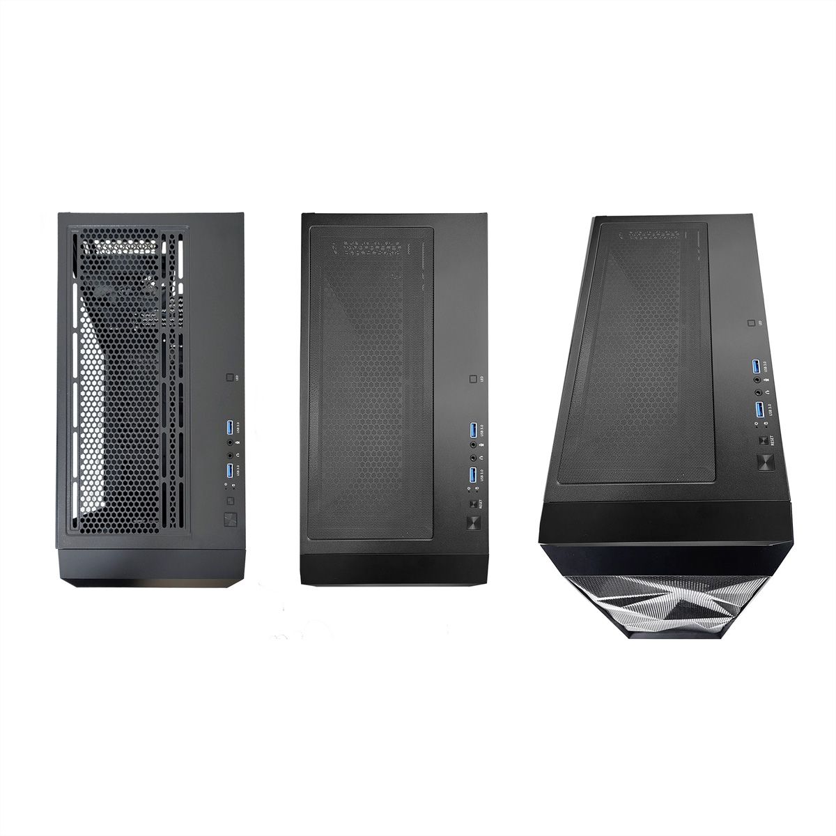 Xilence Xilent Breeze X712.RGB Gaming PC Gehäuse, RGB ATX Midi Tower