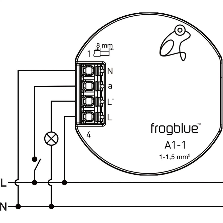 frogblue frogAct1-1, 1-Kanal Aktor